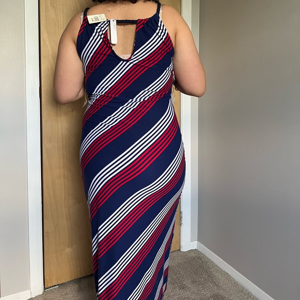 NWT Striped Maxi Dress (M)